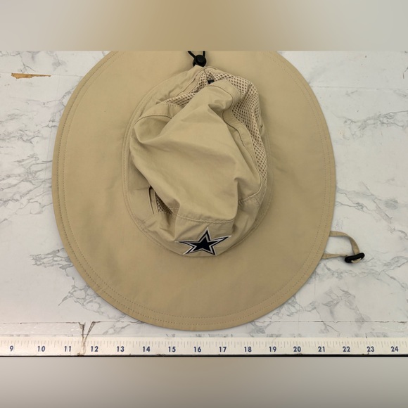 Columbia Dallas Cowboys Booney Hat Unisex OS Sun Protection Tan Omni Shade - Picture 2 of 7